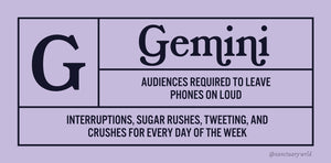 "Movie Ratings" Astrology Stickers - Limited Edition